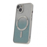 TELFORCEONE Maskica Glitter Chrome Magsafe za iPhone 12 6.1", srebrna